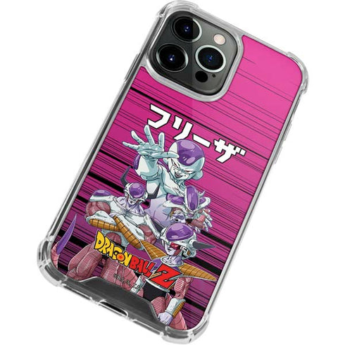 Dragon Ball Z Frieza Evolution iPhone 14 Pro Clear Case